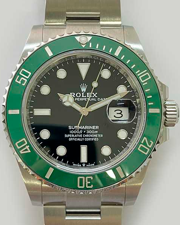 2022 Rolex Submariner Date "Starbucks" 41MM Oystersteel Black Dial Oyster Bracelet (126610LV)