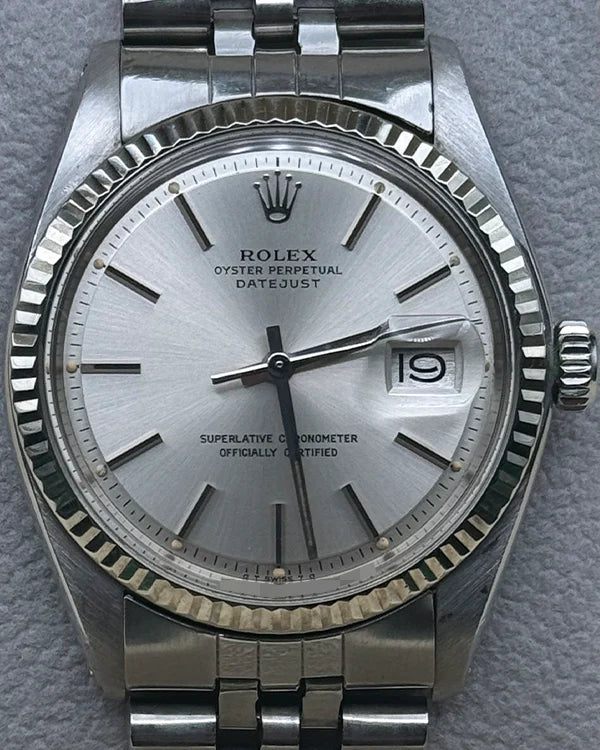 Rolex Datejust 36MM Silver Dial Jubilee Bracelet (1601)