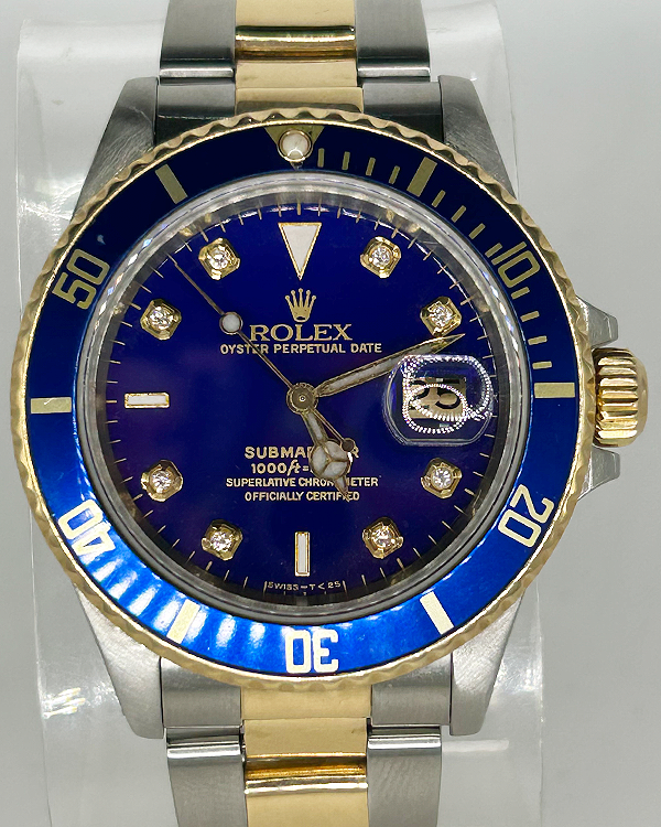 Rolex Submariner "Bluesy" 40MM Blue Dial Two-Tone Oyster Bracelet (16803)