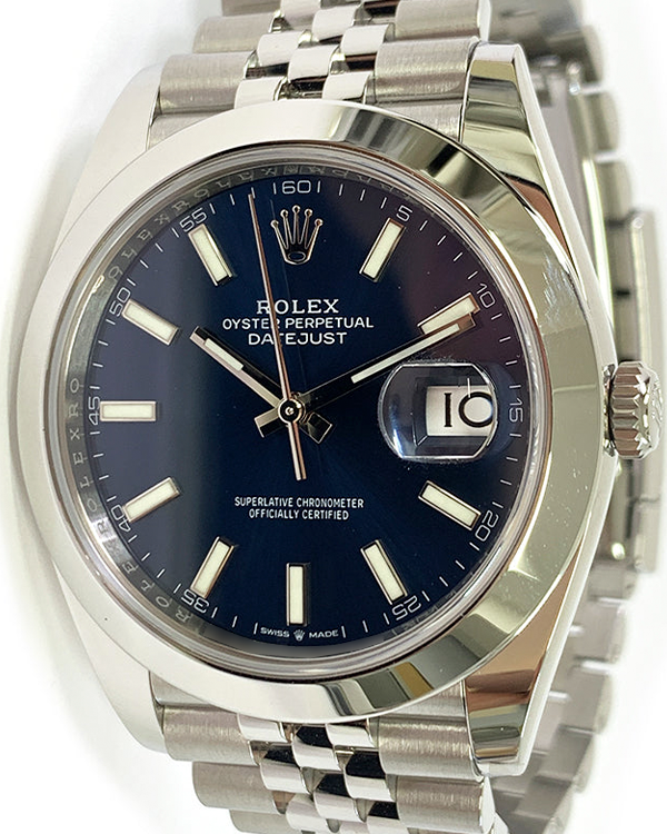 2024 Rolex Datejust 41MM Blue Dial Jubilee Bracelet (126300)