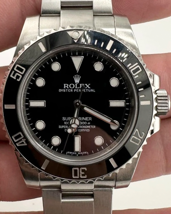 2013 Rolex Submariner No-Date 40MM Black Dial Oyster Bracelet (114060)