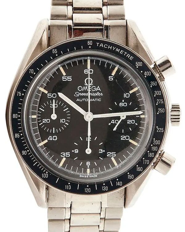 Omega Speedmaster Reduced 39MM Black Dial Steel Bracelet (175.0032)