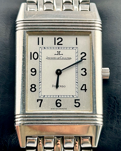 Jaeger-LeCoultre Reverso Classique 23x38MM Silver Dial Steel Bracelet (250.8.86)