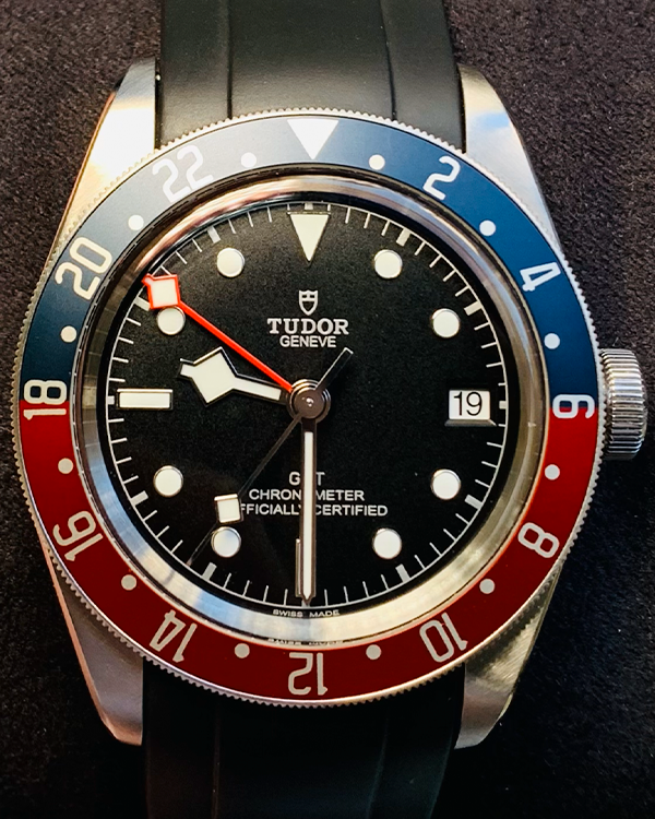 No Reserve - 2020 Tudor Black Bay GMT "Pepsi" 41MM Black Dial Rubber Strap (79830RB)