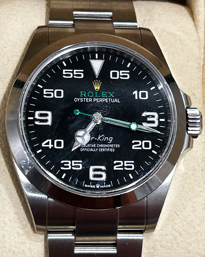 2024 Rolex Air-King 40MM Black Dial Oyster Bracelet (126900)