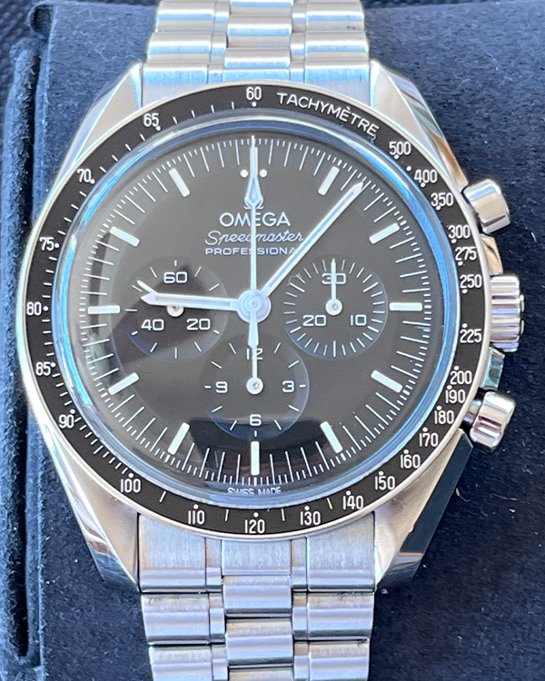 2022 Omega Speedmaster Professional Moonwatch 42MM Black Dial Steel Bracelet (310.30.42.50.01.001)