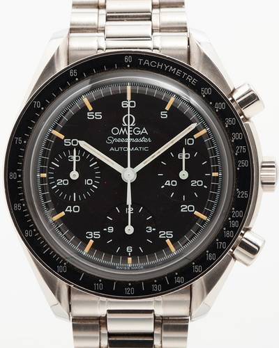 Omega Speedmaster 39MM Black Dial Steel Bracelet (3510.50)