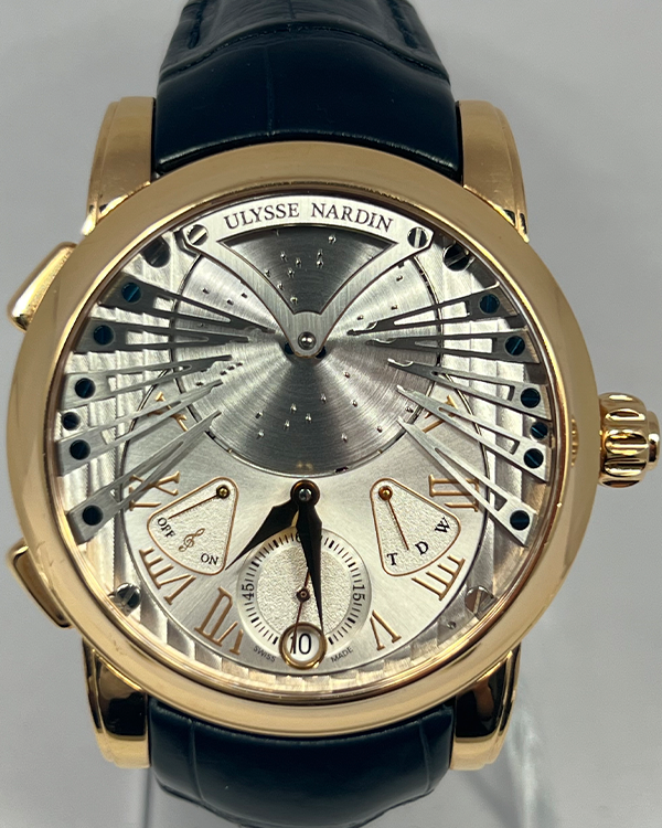 Ulysse Nardin Stranger L.E. 45MM Silver Dial Leather Strap (6902-125)