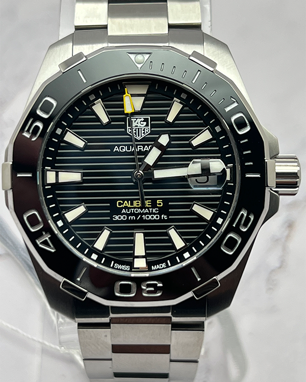 2023 TAG Heuer Aquaracer 300M 41MM Steel Black Dial Bracelet (WAY211A.BA0928)