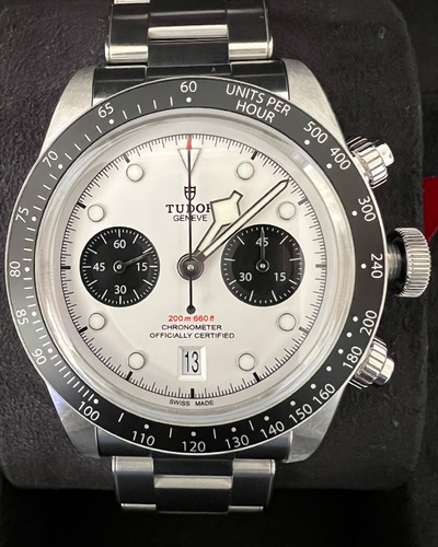 2021 Tudor Black Bay Chrono "Panda" 41MM White Dial Steel Bracelet (79360N)