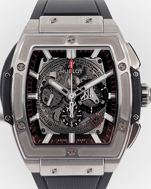 2016 Hublot Spirit of Big Bang 45MM Skeleton Dial Rubber Strap (601.NX.0173.LR)