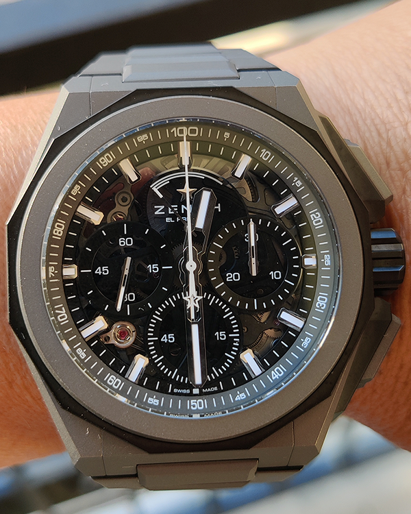 2021 Zenith Defy Extreme 45MM Skelleton Dial Titanium Bracelet (97.9100.9004/02.I001)