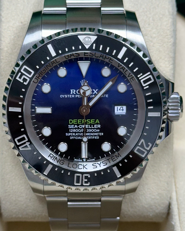 2022 Rolex Sea-Dweller Deepsea "James Cameron" 44MM D-Blue Dial Oystersteel Bracelet (136660)