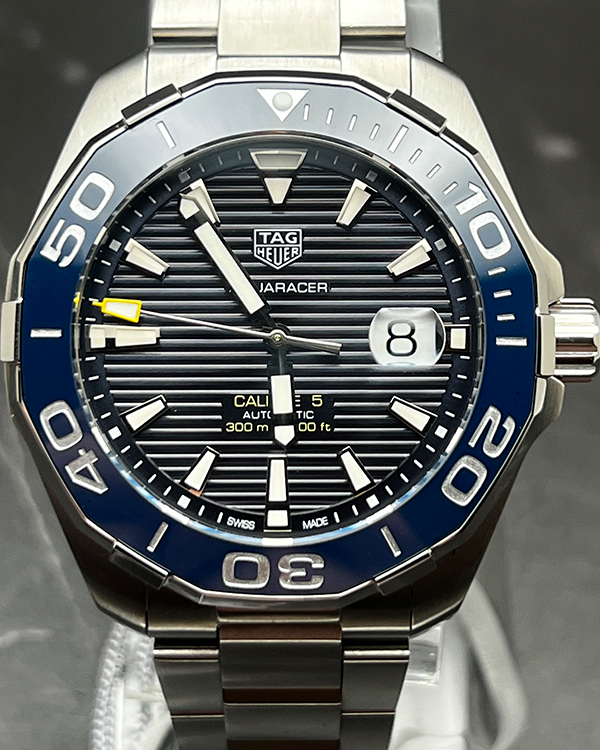 2020 TAG Heuer Aquaracer 300M 43MM Steel Blue Dial (WAY201B.BA0927)