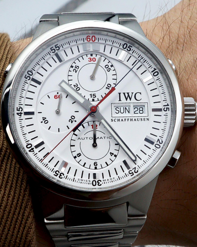 IWC GST Split Second 42MM White Dial Steel Bracelet (IW371523)