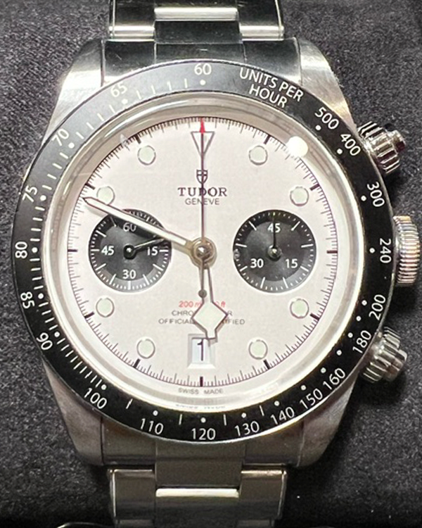 2022 Tudor Black Bay Chrono "Panda" 41MM White Dial Steel Bracelet (79360N)