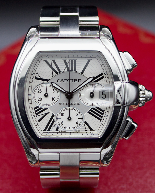 Cartier Roadster 43MM Steel Silver Dial (2618)