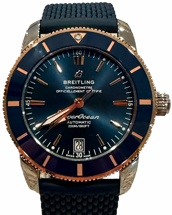 Breitling Superocean Heritage B20 42MM Blue Dial Rubber Strap (UB2010)