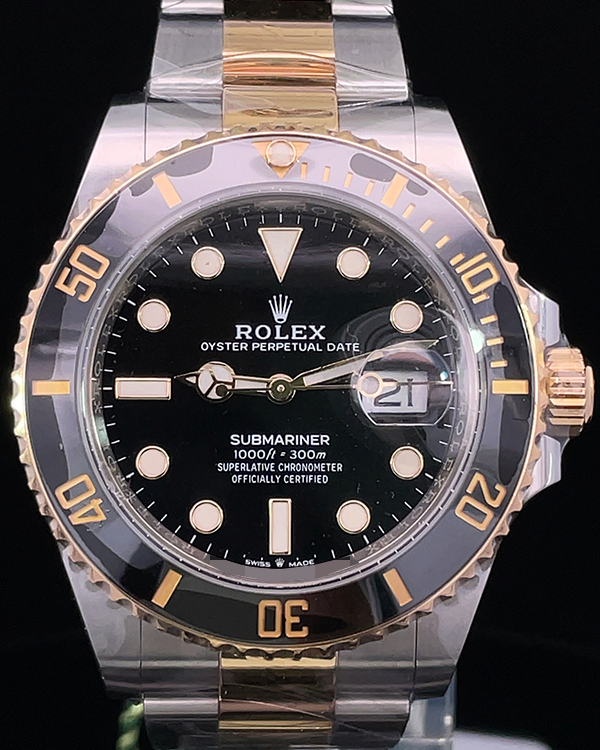 2024 Rolex Submariner Date 41MM Black Dial Two-Tone Oyster Bracelet (126613LN)