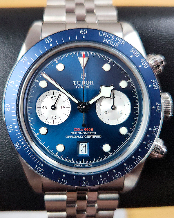 2024 Tudor Black Bay Chrono "Boutique Edition" 41MM Blue Dial Steel Bracelet (79360B)