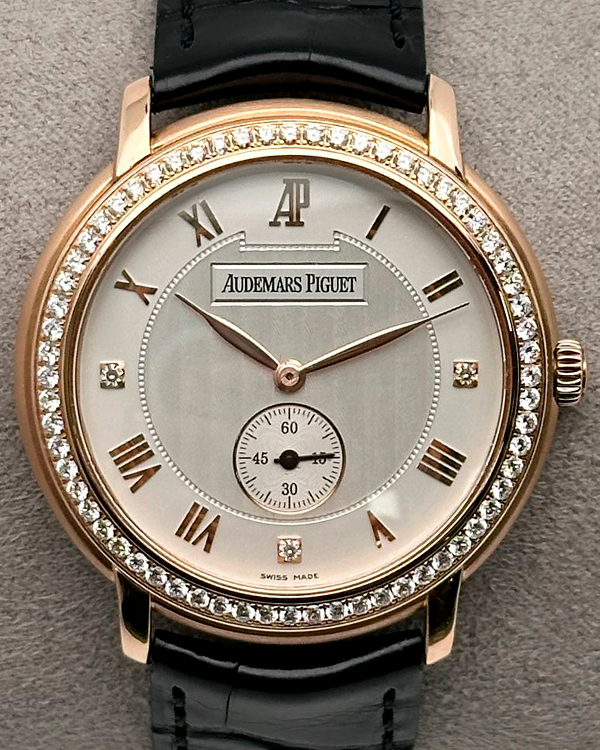 Audemars Piguet Jules 36MM White Dial Leather Strap (15103OR.ZZ.A001CR.01)