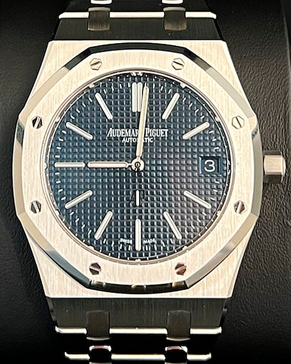 Audemars Piguet Royal Oak Jumbo 39MM Navy Blue Dial Steel Bracelet (16202ST.OO.1240ST.01)