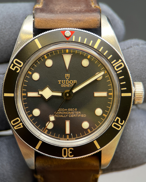 2019 Tudor Black Bay 39MM Black Dial Leather Strap (79030N)
