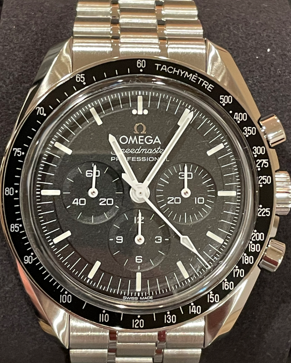 2023 Omega Speedmaster Professional Moonwatch Steel Black Dial (310.30.42.50.01.002)