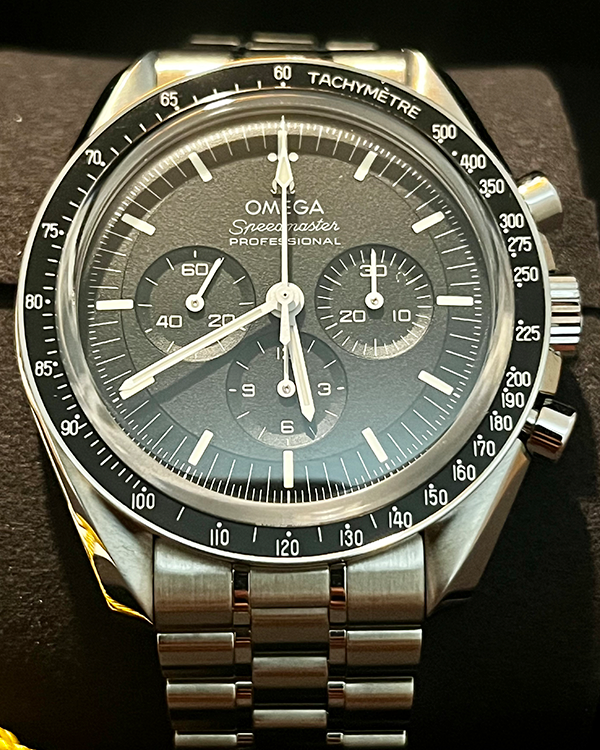 2024 Omega Speedmaster Professional Moonwatch 42MM Black Dial Steel Bracelet (310.30.42.50.01.002)