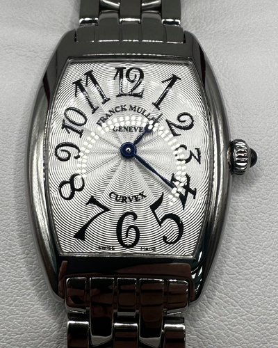 Franck Muller Cintrée Curvex Quartz Steel Silver Dial (1752 QZ)