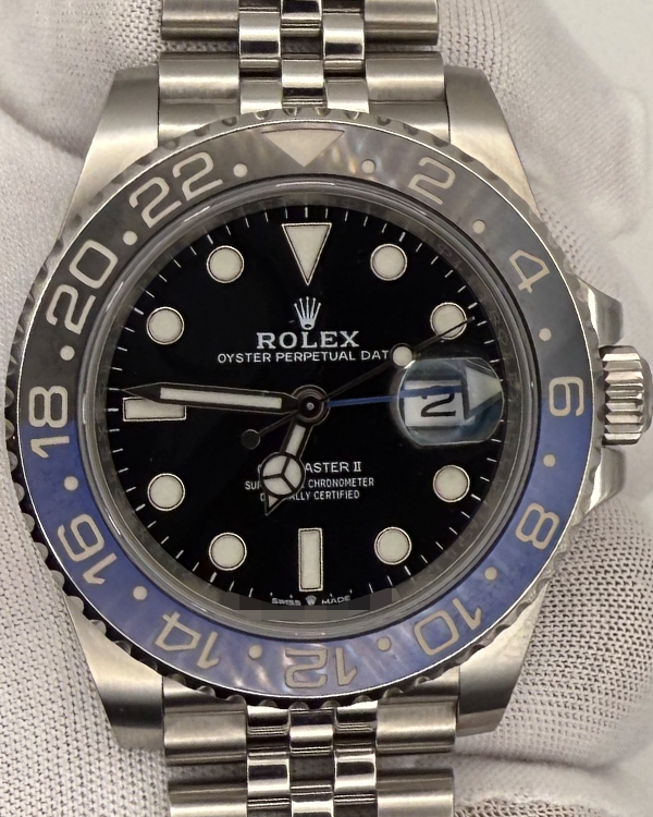 2024 Rolex GMT-Master II "Batgirl" 40MM Black Dial Jubilee Bracelet (126710BLNR)