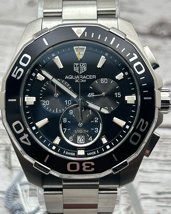 2023 TAG Heuer Aquaracer 300M Quartz 43MM Steel Black Dial Bracelet (CAY111A.BA0927)