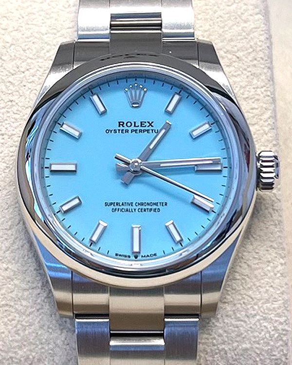 2024 Rolex Oyster Perpetual 31MM Turquoise Dial Oystersteel Bracelet (277200)