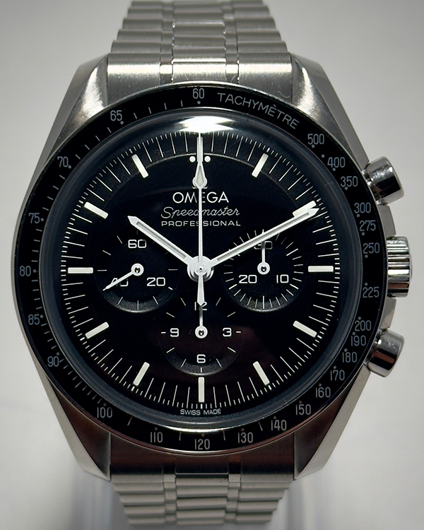 2023 Omega Speedmaster Professional Moonwatch 42MM Black Dial Steel Bracelet (310.30.42.50.01.001)