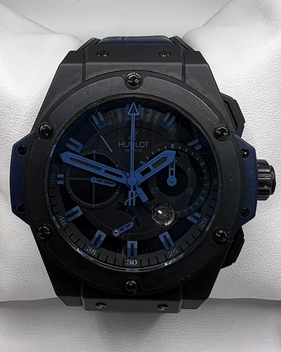 Hublot King Power 48MM Black Dial Rubber Strap (709.CI.1190.GR.ABB10)