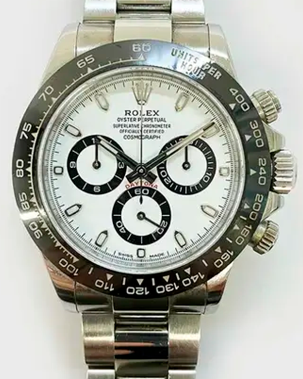 2016 Rolex Cosmograph Daytona "Panda" 40MM White Dial Oyster Bracelet (116500LN)