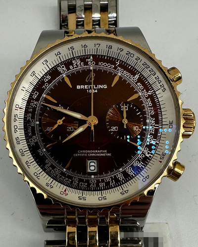 Breitling 	Montbrillant Légende 47MM Bronze Dial Two-Tone Bracelet (C23340)