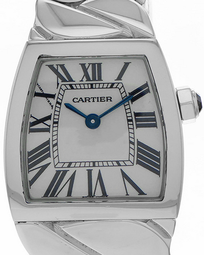 Cartier La Dona 28MM Quartz Silver Dial White Steel Bracelet (W6600221)