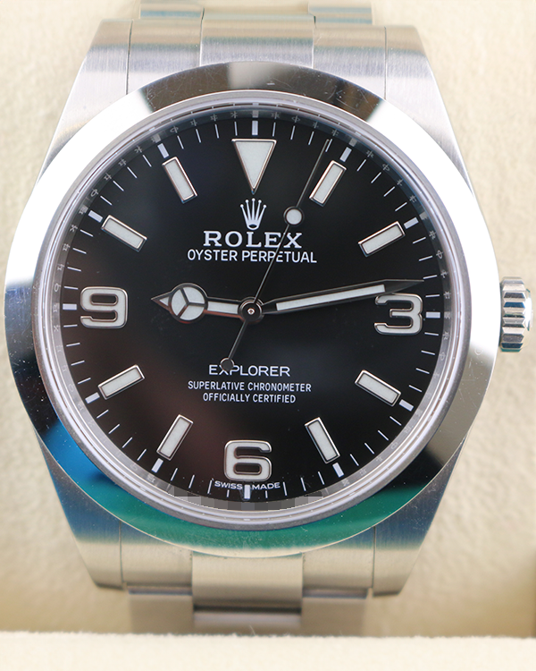 2018 Rolex Explorer 39MM Black Dial Oyster Bracelet (214270)