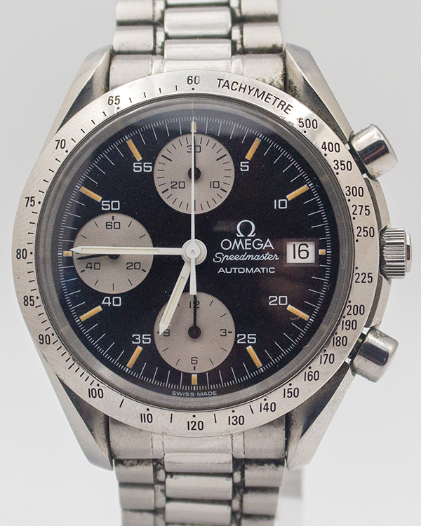 1994 Omega Speedmaster Date 39MM Black Dial Steel Bracelet (3511.50)