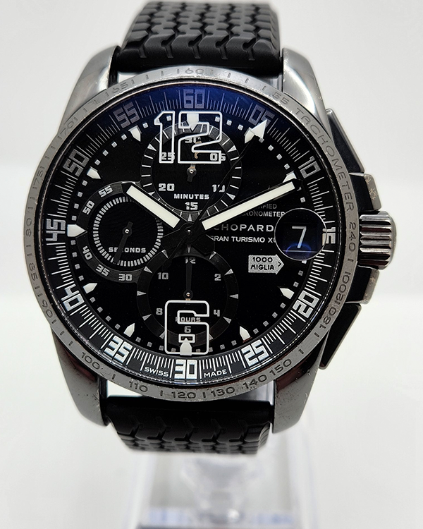 2008 Chopard Mille Miglia Gran Turismo XL Limited Edition 44MM Black Dial Rubber Strap (16/8459-3008)