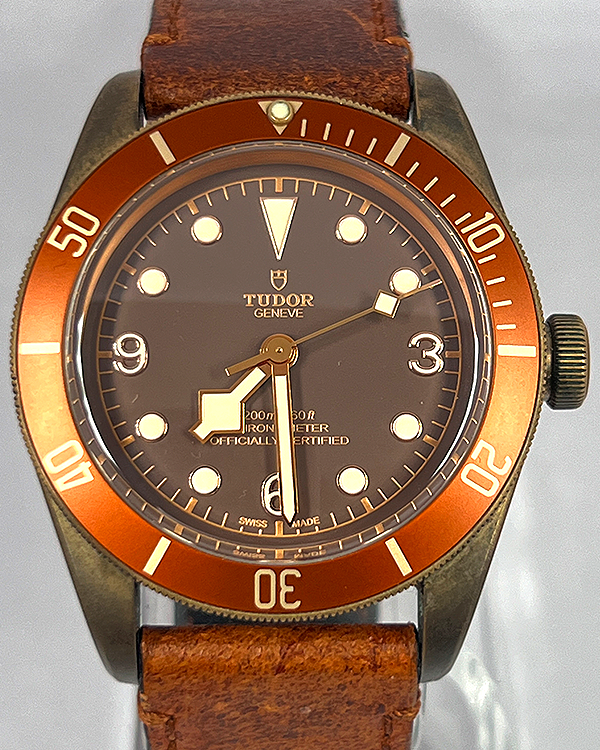 2019 Tudor Black Bay Bronze 43MM Brown Dial Leather Strap (79250BM)