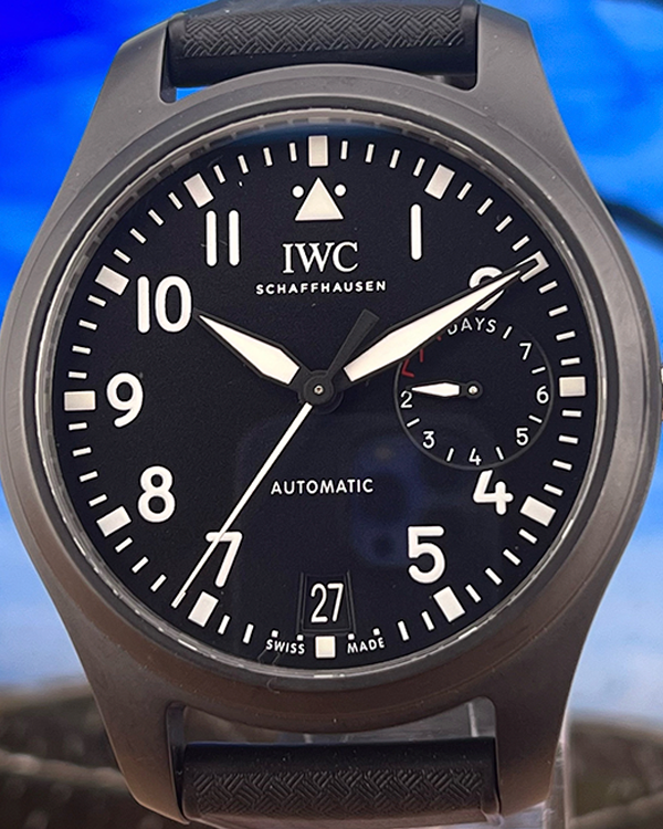 2019 IWC Big Pilot Top Gun 7 Days 46MM Ceramic Black Dial (IW502001)