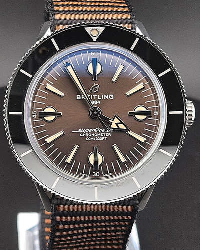 Breitling Superocean Heritage  '57 Outerknown 42MM Brown Dial Textile Strap (A10370)