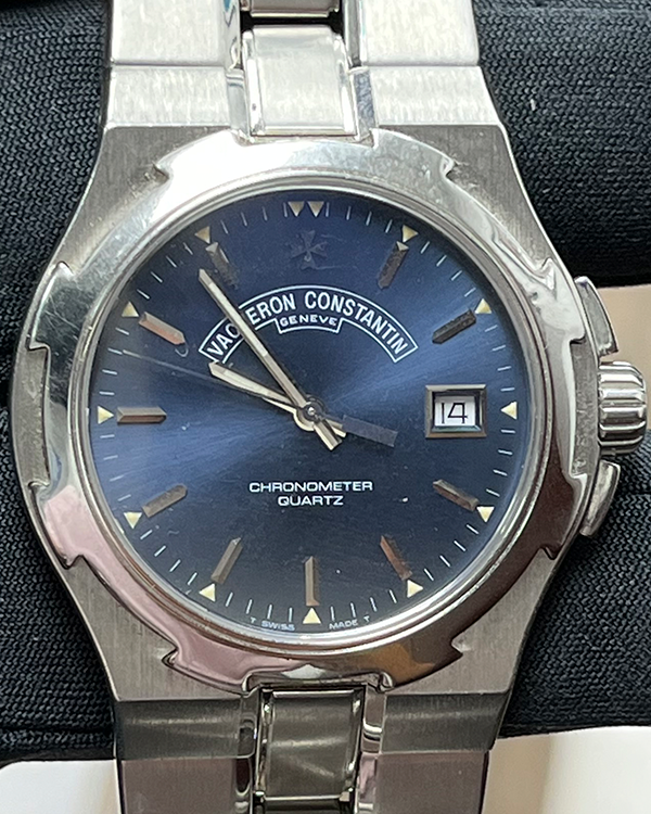 Vacheron Constantin Overseas 37MM Quartz Blue Dial Steel Bracelet (72040)