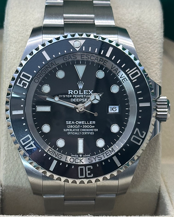 2022 Rolex Sea-Dweller Deepsea 44MM Black Dial Oystersteel Bracelet (126660)