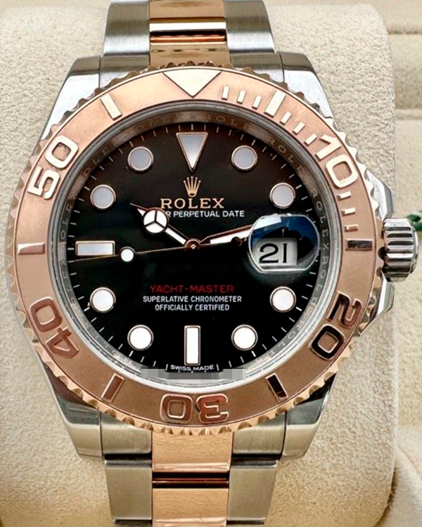 2023 Rolex Yacht-Master 40MM Black Dial Two-Tone Bracelet (126621)