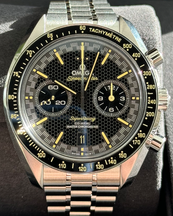 2024 Omega Speedmaster Super Racing "Limited New Release" 44.25MM Black Dial Steel Bracelet (329.30.44.51.01.003)