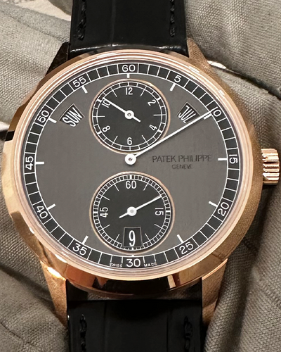 2023 Patek Philippe Annual Calendar Regulator 40.5MM Rose Gold Graphite-Black Dial (5235/50R-001)