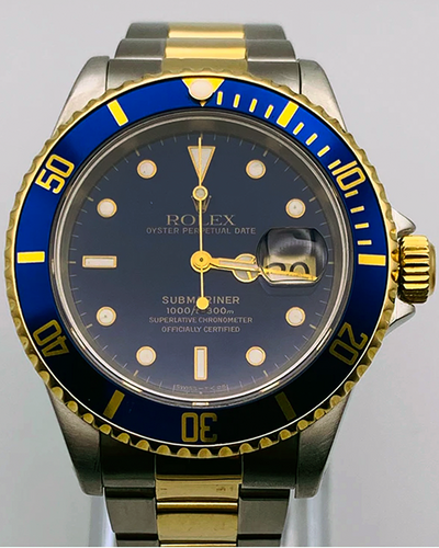 Rolex Submariner Date "Bluesy" 40MM Blue Dial Two-Tone Oyster Bracelet (116613)